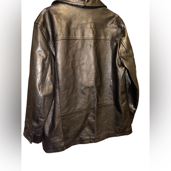 MJULIAN Vintage Black Four Button Leather Jacket - Picture 2 of 6